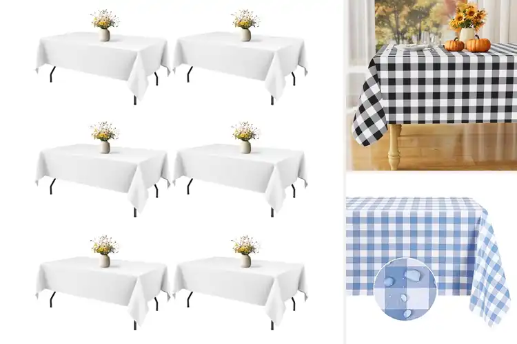 Detailed view of 10 Best Reusable Table Cloths for Mess-Free Meals