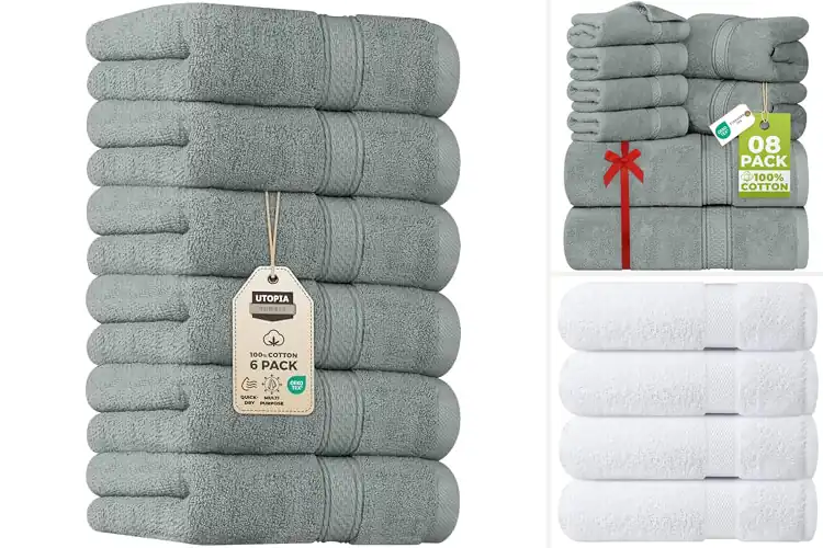 Detailed view of 10 Best Ring Spun Towels: Soft, Absorbent & Quick-Drying