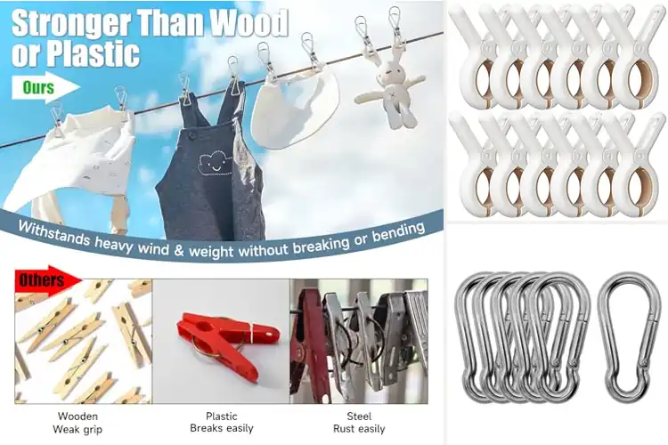 Detailed view of Best Rust Proof Clips