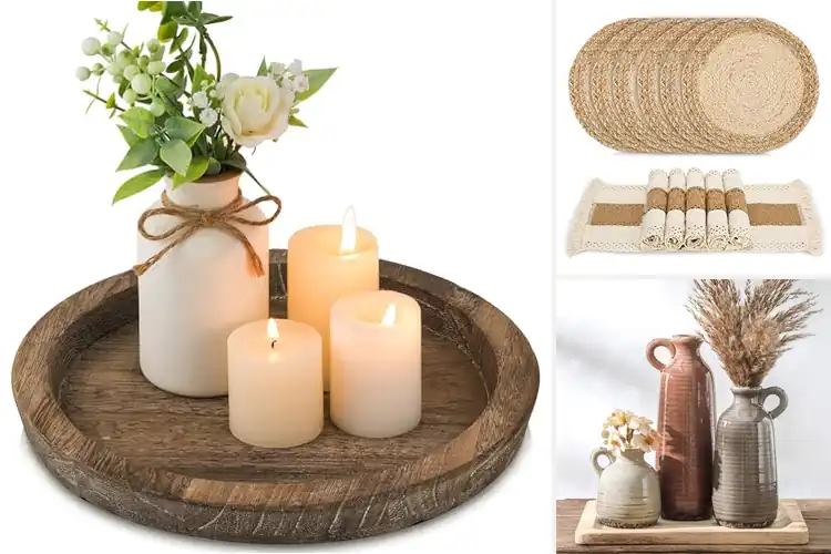 Detailed view of Best Rustic Boho Table Decor
