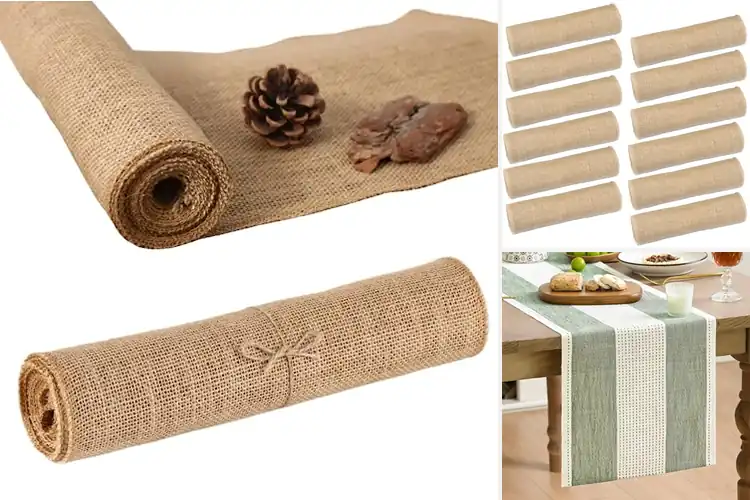 Detailed view of Best Rustic Table Runner For Events
