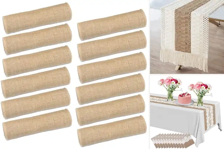 Detailed view of Best Rustic Table Runner For Weddings