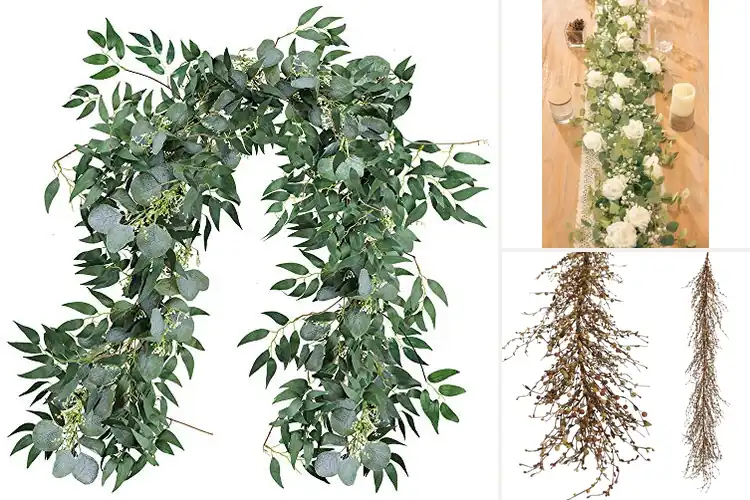 Detailed view of Best Rustic Table Runner Garlands