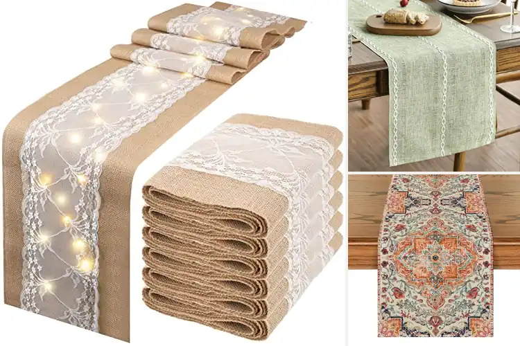 Detailed view of 10 Best Rustic Table Runners for Home Decoration