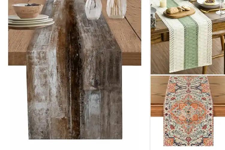 Detailed view of Best Rustic Table Runners for Home