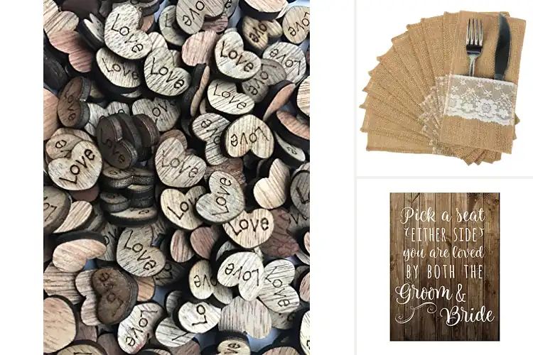 Detailed view of Best Rustic Wedding Decorations
