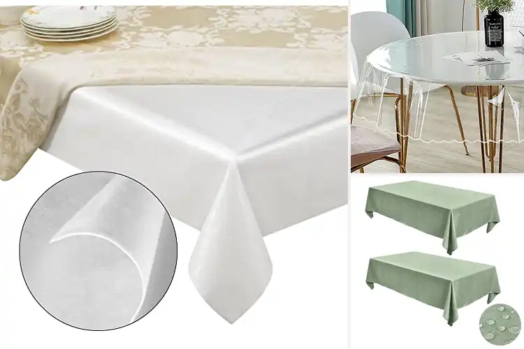 Detailed view of 10 Best Scratch Resistant Tablecloths: Protect Your Table