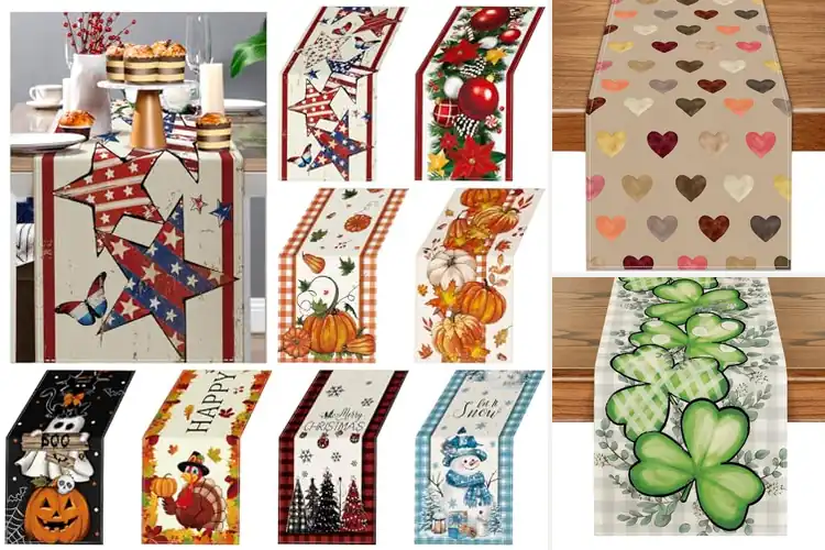 Detailed view of Best Seasonal Runners: Stylish & Durable Table Protection