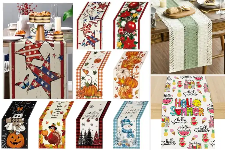 Detailed view of Best Seasonal Table Runner Decor