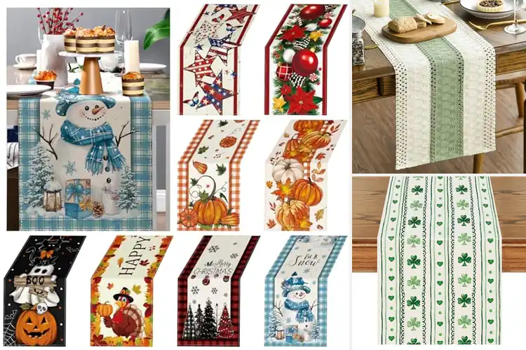 Detailed view of Best Seasonal Table Runner For Holidays
