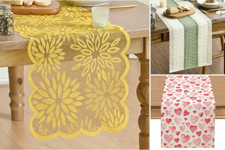 Detailed view of 10 Best Seasonal Table Runners to Brighten Your Dining Room
