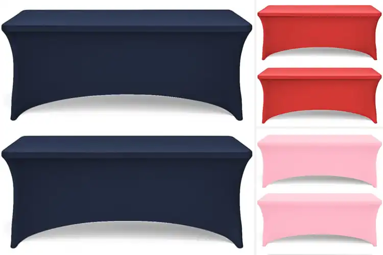Detailed view of Best Secure Fit Table Linens With Leg Pockets