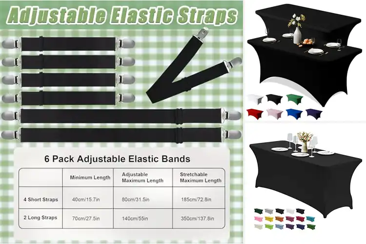Detailed view of 10 Best Secure-Fit Tablecloths For Event Tables: No-Slip Success
