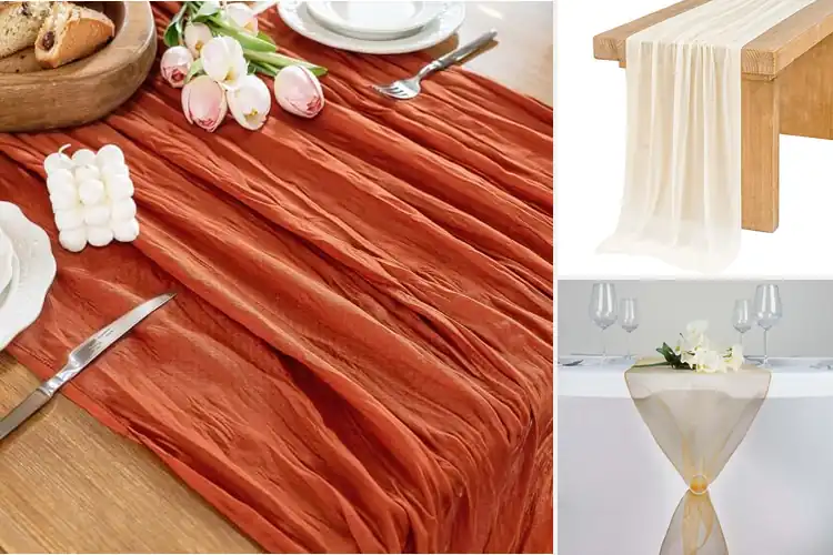 Detailed view of 9 Best Sheer Runners to Beautify Your Table