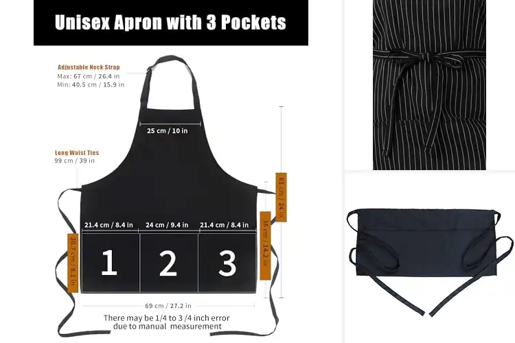Detailed view of Best Short Aprons: Top 10 Picks for Clean & Organized Tasks