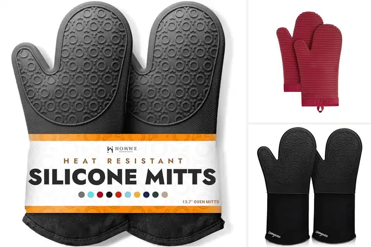 Detailed view of Best Silicone Oven Mitts 500 Fahrenheit