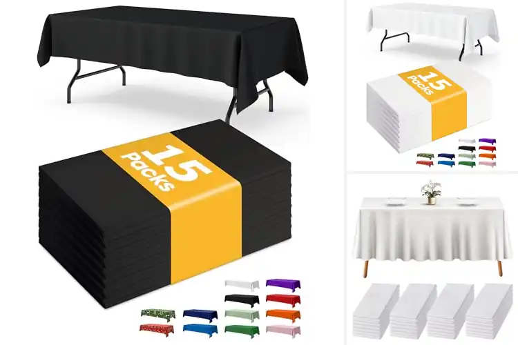 Detailed view of Best Single-Use Tablecloths For Quick Cleanup