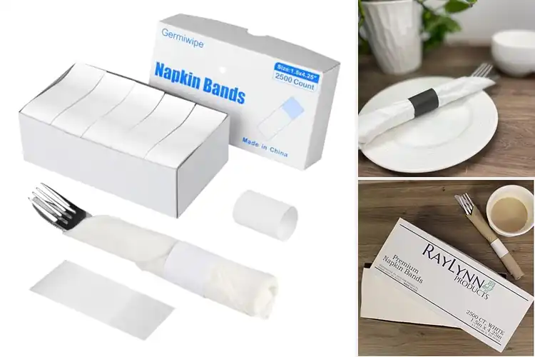 Detailed view of Best Size 4.25 By 1.5 Napkin Bands