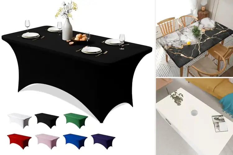Detailed view of Best Sleek Modern Table Covers For Professional Look