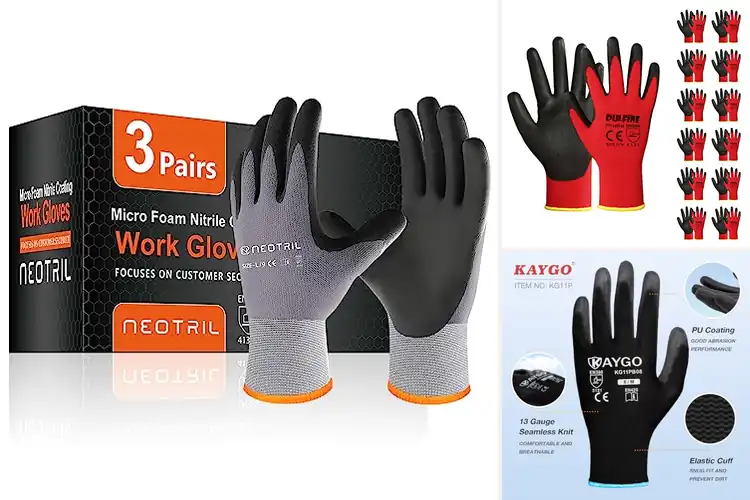Detailed view of 10 Best Slip Resistant Gloves: Ultimate Grip & Speed