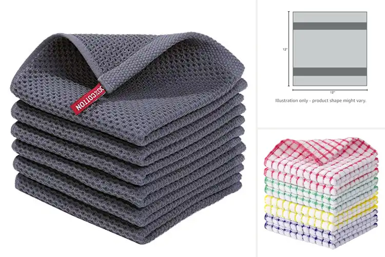 Detailed view of 10 Best Soft Cotton Dish Cloths: Absorbent & Joyful Cleaning