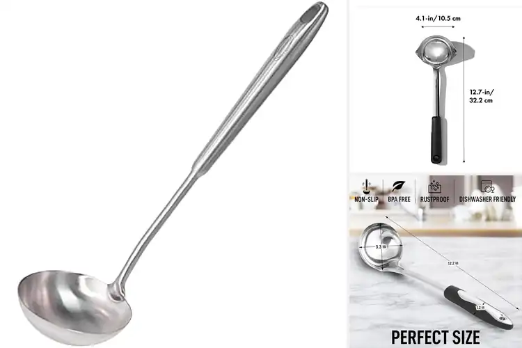 Detailed view of 10 Best Soup Ladles for Effortless Serving