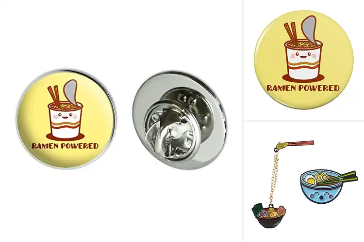 Detailed view of 10 Best Soup Noodle Pins to Elevate Your Style Instantly
