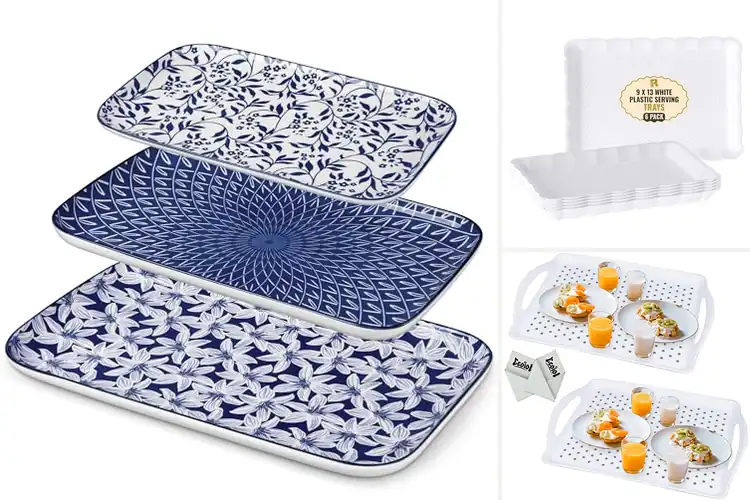 Detailed view of 10 Best Soup Serving Trays for Stylish Dining