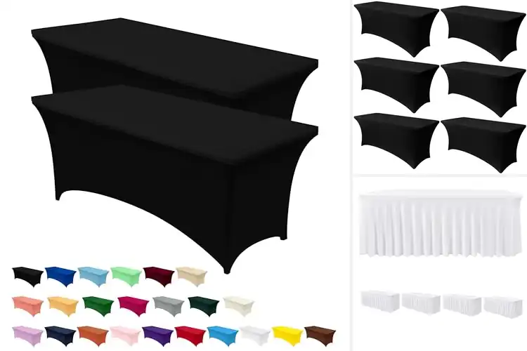 Detailed view of Best Spandex Table Covers For Events