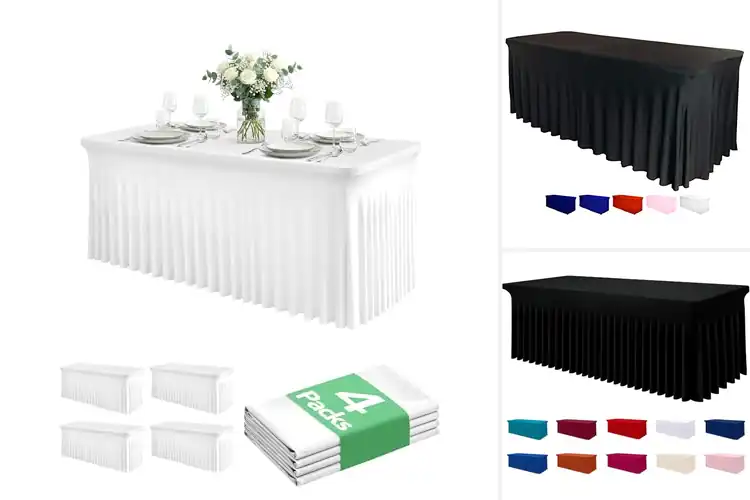 Detailed view of Best Spandex Table Covers For Weddings And Parties
