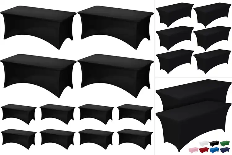 Detailed view of 10 Best Spandex Table Covers for Professional Events