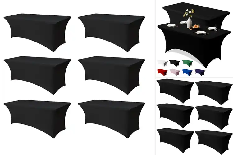 Detailed view of 10 Best Spandex Tablecloths For 6-Foot Tables: Sleek & Easy