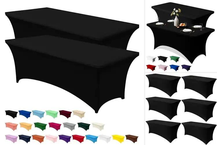 Detailed view of 10 Best Spandex Tablecovers for Smooth Event Setup