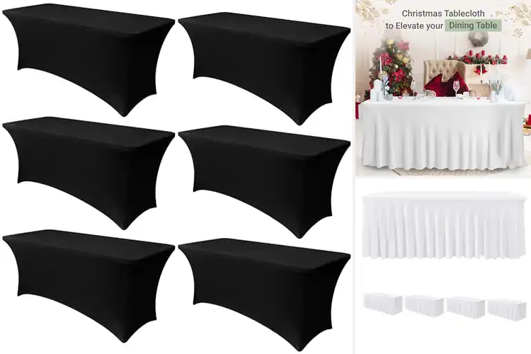 Detailed view of Best Spandex Wedding Table Covers