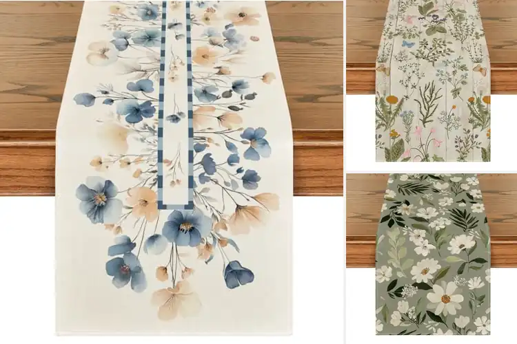 Detailed view of Best Spring Rustic Table Runner