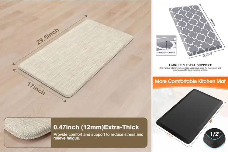 Detailed view of 10 Best Stain Resistant Kitchen Mats: Spill-Proof