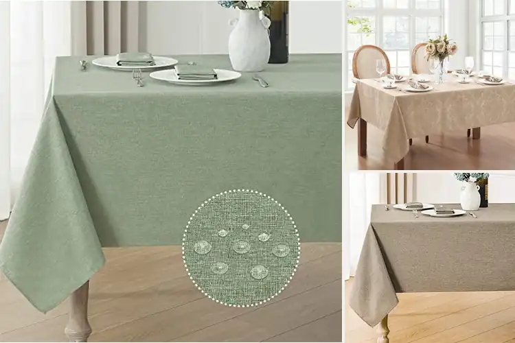 Detailed view of Best Stain Resistant Tablecloth Fabrics