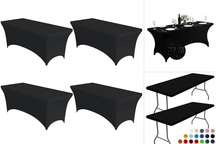 Detailed view of 10 Best Stretch Table Covers: Event Ready