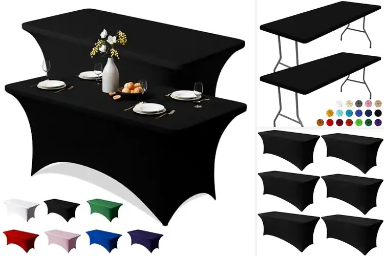Detailed view of 10 Best Stretch Tablecloths For 6-Foot Tables for Gatherings