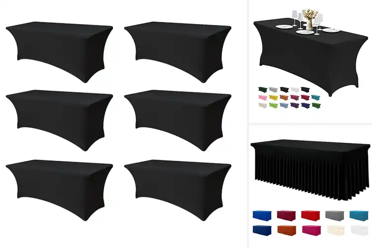 Detailed view of 10 Best Stretch Tablecloths For Events: Wrinkle-Free Bliss