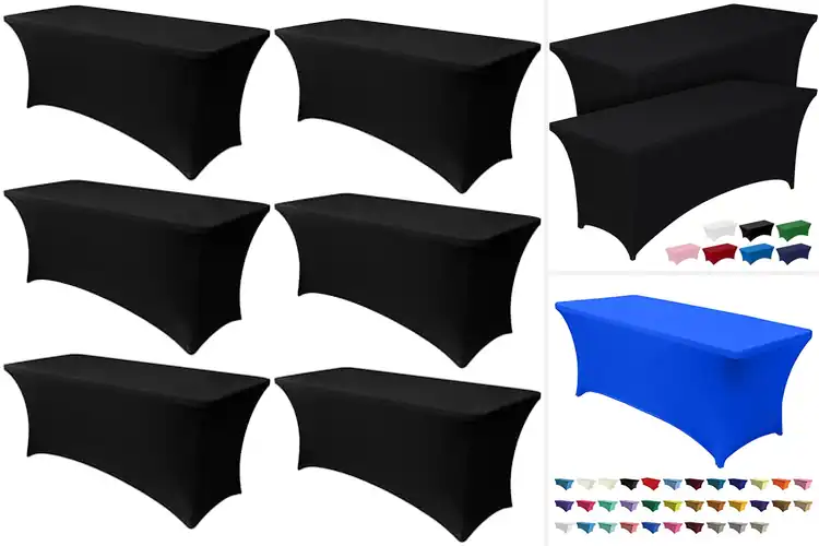 Detailed view of 10 Best Stretch Tablecloths That Stay Wrinkle-Free