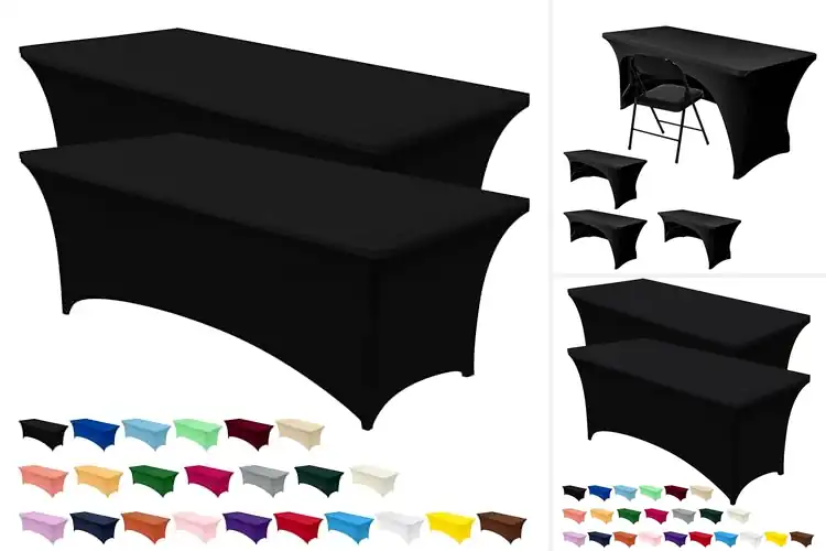 Detailed view of Best Stretch Trade Show Table Covers