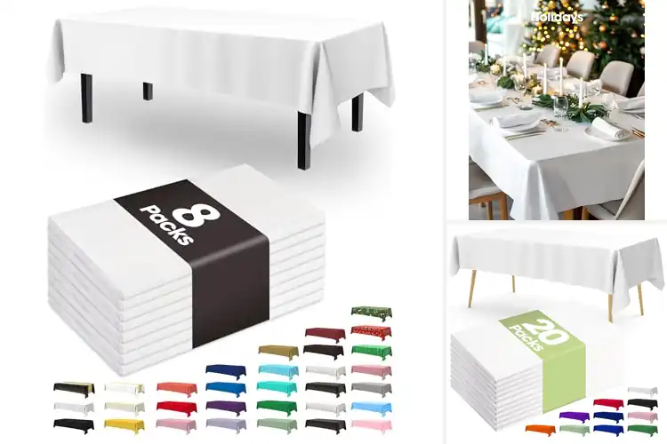 Detailed view of 10 Best Sturdy Plastic Table Coverings: Easy Cleanup