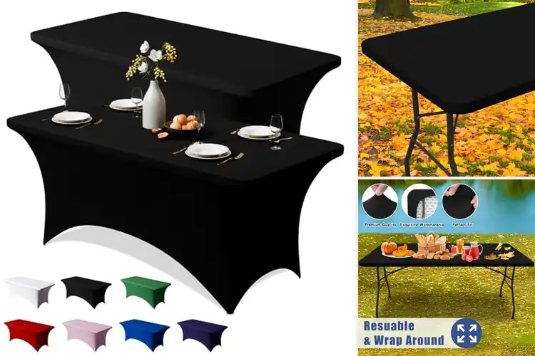 Detailed view of 10 Best Table Covers For Banquets: Save Time & Stay Dry