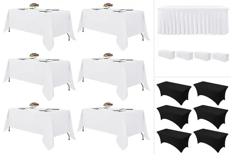 Detailed view of Best Table Covers For Weddings And Banquets