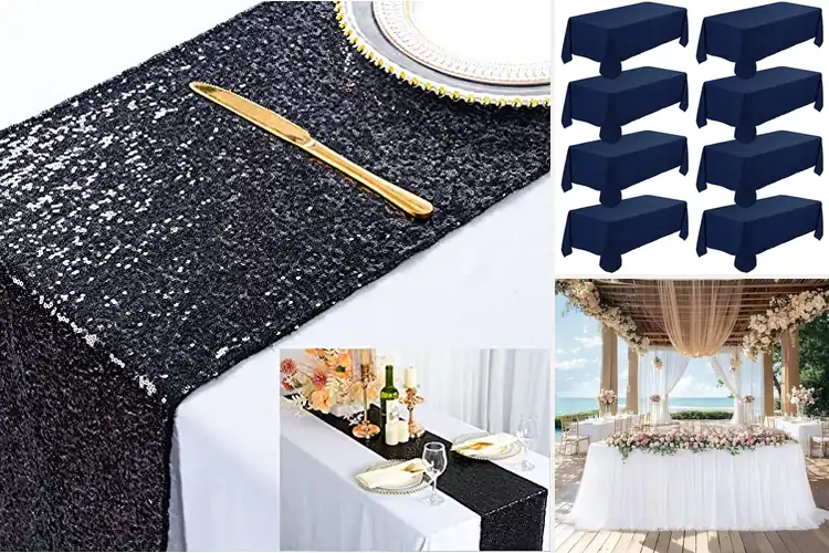 Detailed view of Best Table Covers For Weddings And Receptions