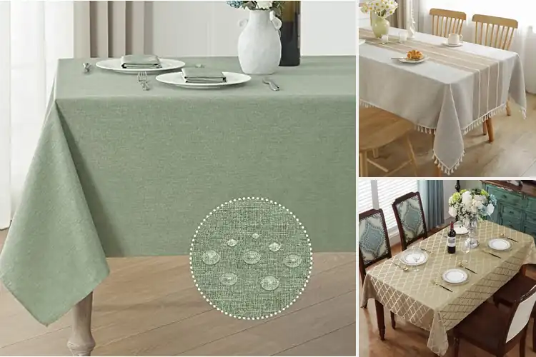 Detailed view of 10 Best Tablecloth for Dining Tables: Spill-Proof & Elegant Picks