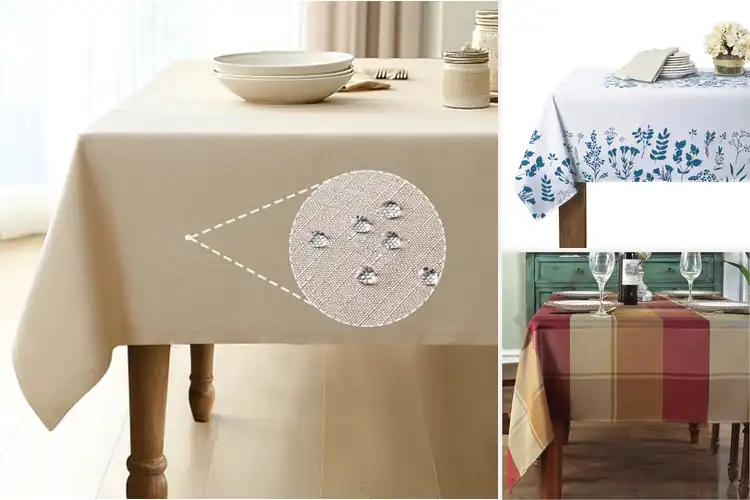 Detailed view of 10 Best Tablecloths For Gatherings: Stain-Proof Party Fun