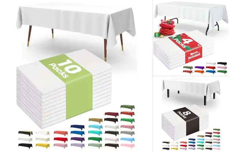 Detailed view of 10 Best Tablecloths For Parties: Spill-Proof Cleanup Magic