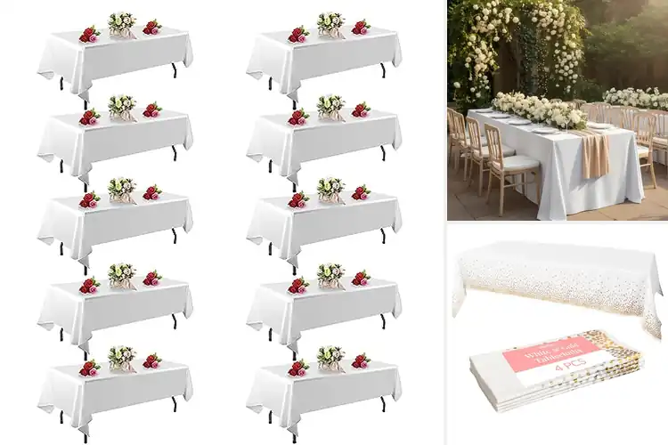 Detailed view of 10 Best Tablecloths For Weddings: Soft, Stain-Proof Bliss